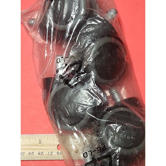 Office Gaming Chair Caster plastic Swivel stem Wheels   2"  Set of 5 black gray - Picture 3 of 3